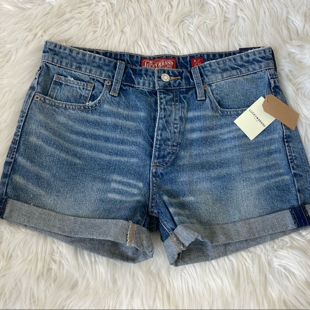 NWT Lucky Brand The Boyfriend High Rise Sh…